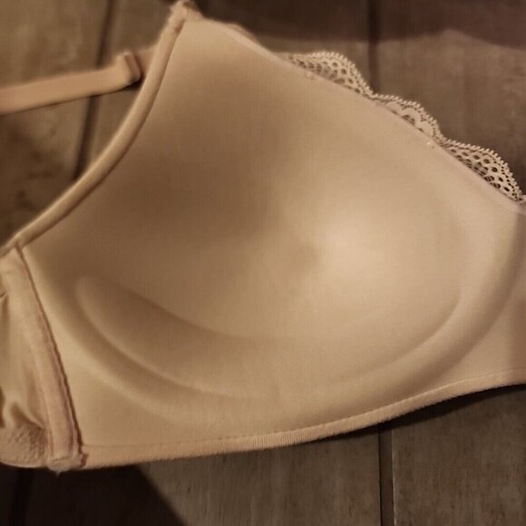 Maidenform Bra 36C Uplift Wireless Boost Nude Lined P00456 - Picture 4 of 4